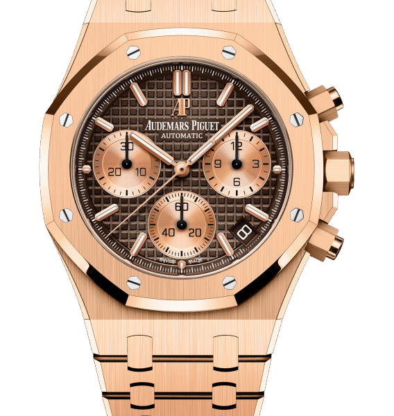 ROYAL OAK Pink Gold Brown Dial CHRONOGRAPH 41mm