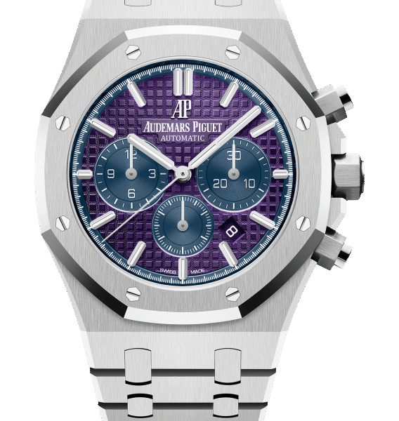 ROYAL OAK Plum purple dial CHRONOGRAPH 41mm