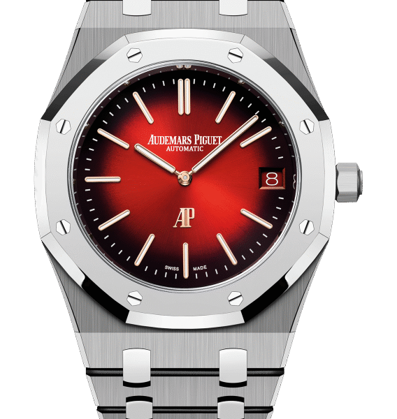 ROYAL OAK JUMBO EXTRA-THIN Smoked Burgundy Dial 39mm